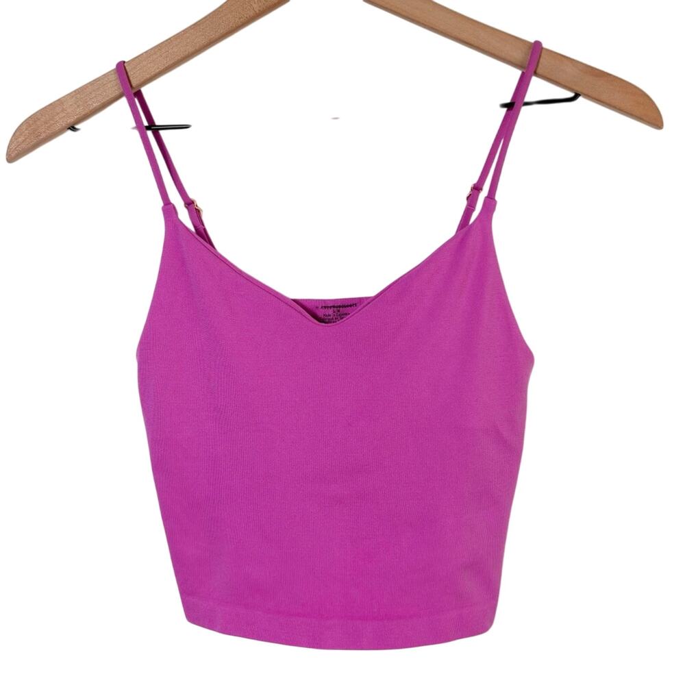 ANTHROPOLOGIE PURPLE SOFT ADJUSTABLE STRAP WOMEN TANK SIZE S/M BRAND NEW